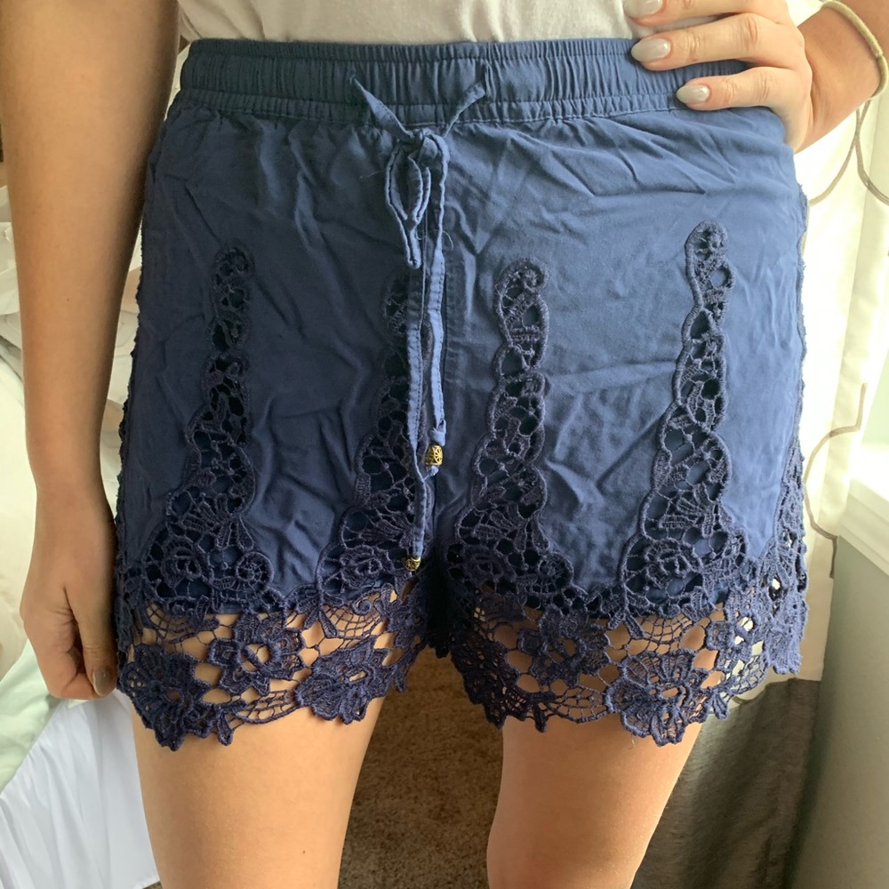 Blue shorts